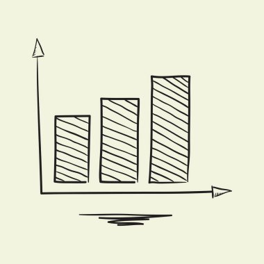 Pusula. El çizimi vektör illüstrasyonu.