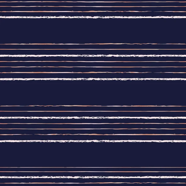 Vector de rayas doradas azul oscuro patrón sin costuras Gráficos vectoriales