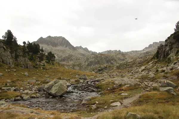 Pyrénées Panoramiques Avec Vue Depuis Vall Aran — Photo