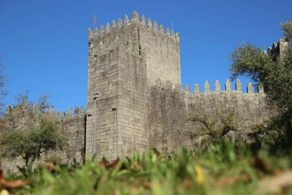 Castelo Guimares Portugal Una Las Siete Maravillas Del País — Foto de Stock