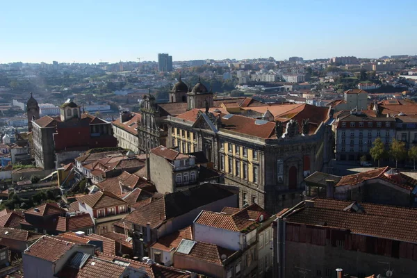 Vista Panorâmica Dos Edifícios Cidade Porto — Fotografia de Stock