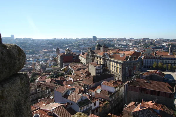 Панорамный Вид Здания Город Порту — стоковое фото