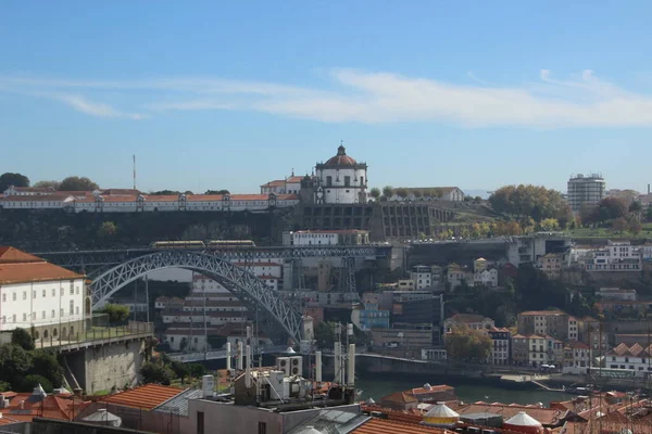 Binaların Porto Şehrinin Panoramik Manzarası — Stok fotoğraf