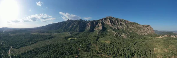Panoramatický Výhled Horu Montserrat — Stock fotografie