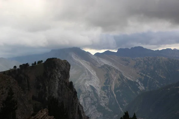 Vue Panoramique Sur Les Montagnes Parc National Monte Perdido — Photo