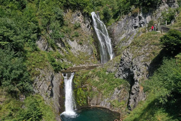 Nice Waterfall Vall Aran Called Saut Deht Pish — 图库照片