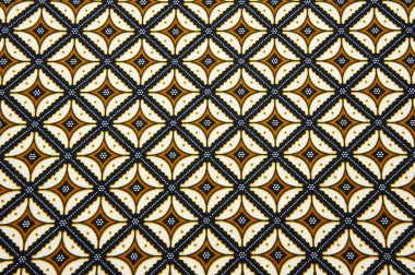 geometrik desenli kumaş.