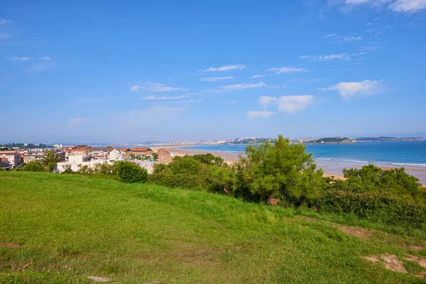 Vacker Utsikt Över Santander Spanien Från Närliggande Skog — Stockfoto