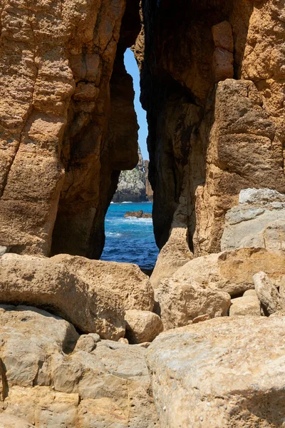 Whimsical Rock Formations Cliffs Northern Spain — Stock Photo, Image