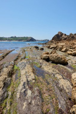 Kuzey İspanya 'daki kayalıklarda tuhaf kaya oluşumları
