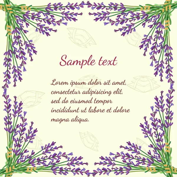 Eflatun çiçekli çerçeve