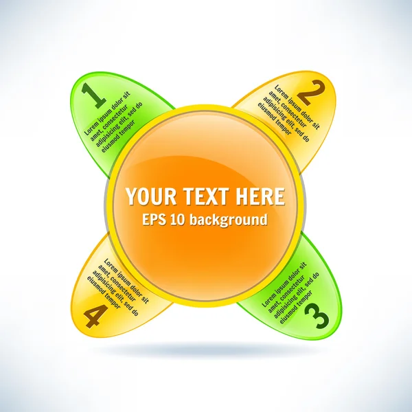 iş sunumları için vektör çizim. renkli tasarım öğeleri