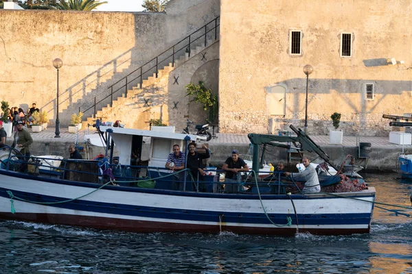 Vista Sul Lungomare Con Muro Kasbah Pittoresche Case Nel Vecchio — Foto Stock