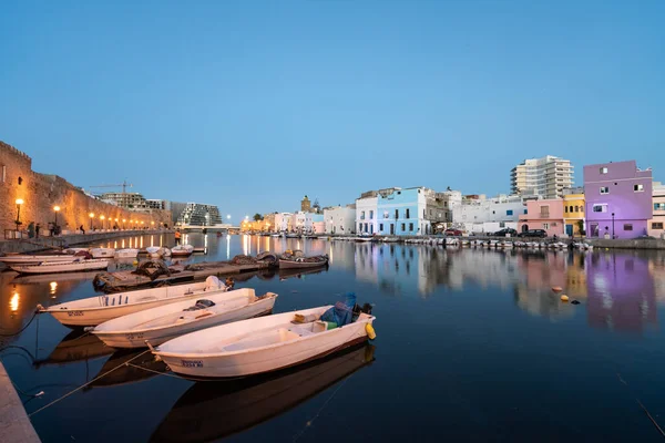 Uitzicht Waterkant Met Kasbah Muur Pittoreske Huizen Oude Haven Bizerte — Stockfoto