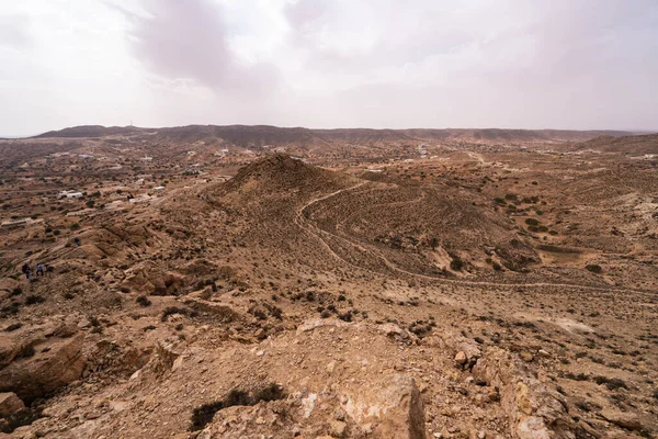 Vue Sur Dahar Région Sud Tunisie — Photo