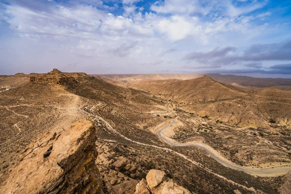 チュニジア南部のダール川の眺め — ストック写真