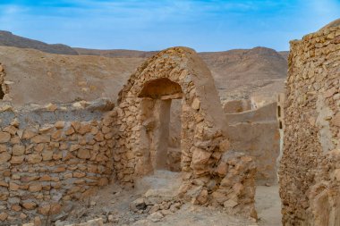 Ksar Hallouf, Güney Tunus, Zammour yakınlarında eski bir KSar.