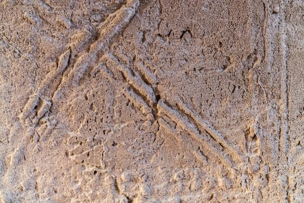 Duvarda Berber Eski Sembolü, Dahar Bölgesi, Güney Tunus