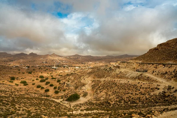 Vue Sur Dahar Région Sud Tunisie — Photo