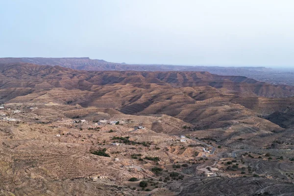 Vue Sur Dahar Région Sud Tunisie — Photo