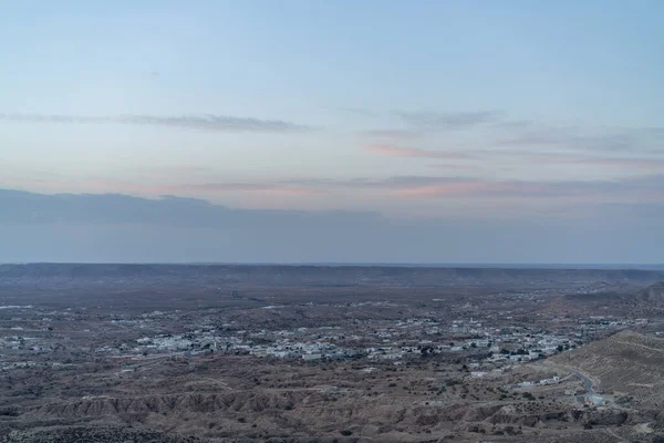 Дехто Дивиться Дахар Південну Частину Тунісу — стокове фото