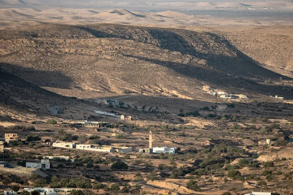 Κάποια Άποψη Του Dahar Νότια Περιοχή Της Τυνησίας — Φωτογραφία Αρχείου