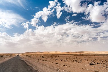 Tunus 'un güney bölgesinin bazı manzaraları 