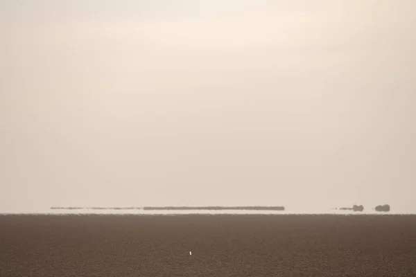 Chott Jerid Güney Tunus Taki Endorheik Tuz Gölü Manzarası Tozeur — Stok fotoğraf