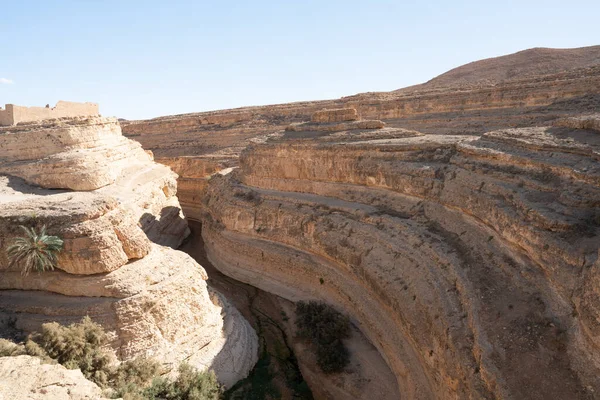 Bonita Vista Mides Canyon Sur Túnez Túnez — Foto de Stock