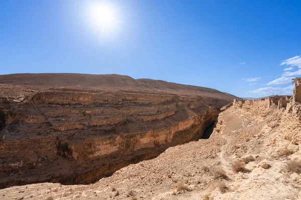 Nice View Mides Canyon South Tunisia Tunisia — Fotografia de Stock
