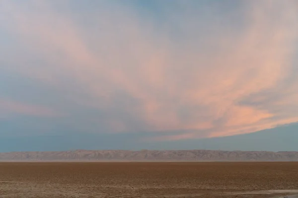 View Chott Jerid Endorheic Salt Lake Southern Tunisia Tozeur Governorate — Foto Stock