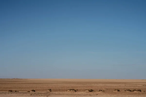 Vue Route Sud Dans Ouest Tunisie Près Sahara — Photo