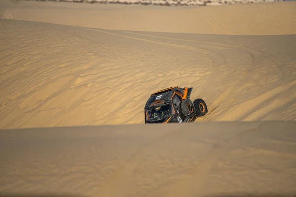 Corse Automobilistiche Raduno Nel Deserto Sahara Tunisia — Foto Stock