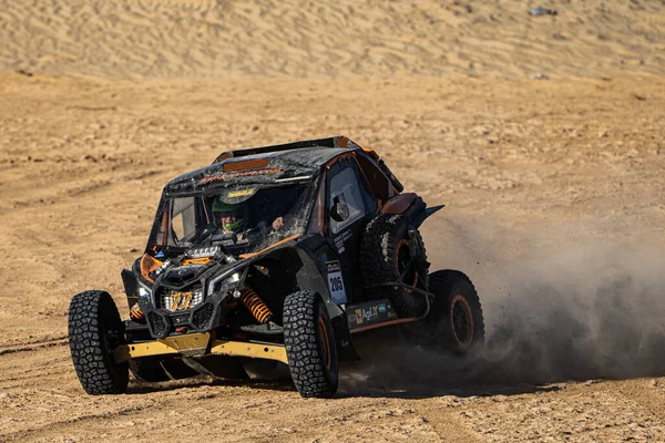 Corse Automobilistiche Raduno Nel Deserto Sahara Tunisia — Foto Stock