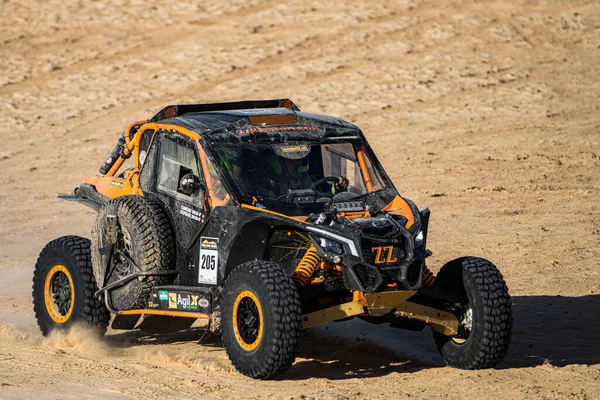 Corse Automobilistiche Raduno Nel Deserto Sahara Tunisia — Foto Stock