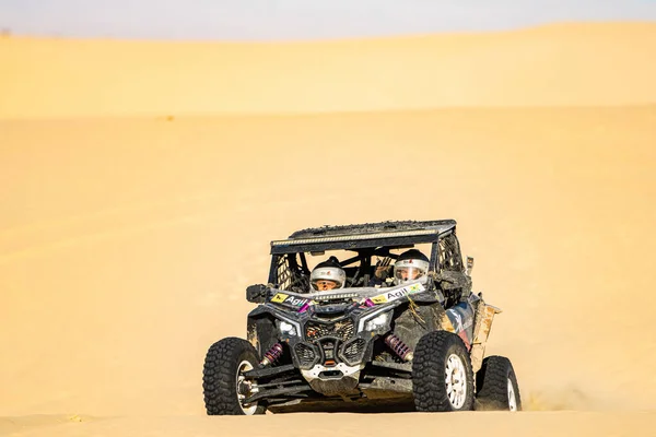 Corse Automobilistiche Raduno Nel Deserto Sahara Tunisia — Foto Stock