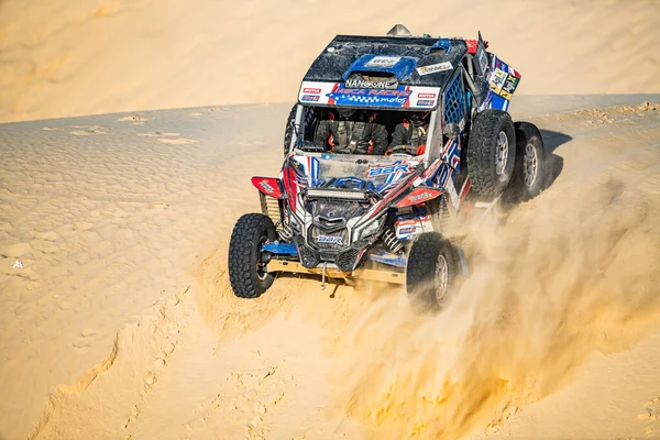 Corse Automobilistiche Raduno Nel Deserto Sahara Tunisia — Foto Stock