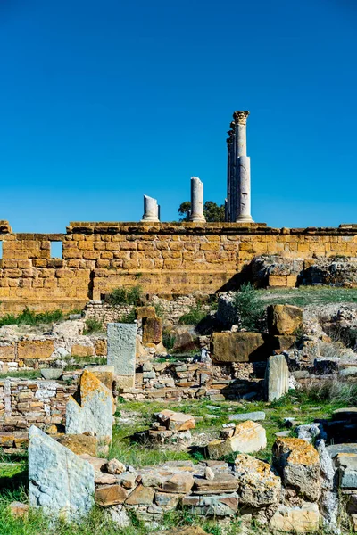 Thuburbo Majus Velké Římské Místo Severní Tunisku — Stock fotografie