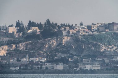 Sijoumi sebkha Tunus 'tan Tunus Manzarası 