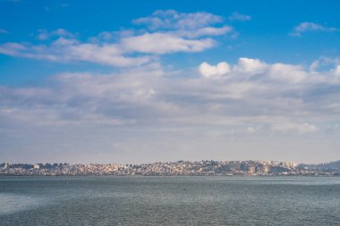 Sijoumi sebkha Tunus 'tan Tunus Manzarası 