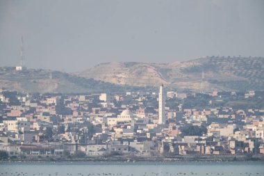 Sijoumi sebkha Tunus 'tan Tunus Manzarası 