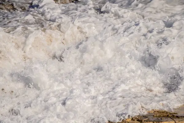 Denizde Güçlü Dalgalar Hergla Tunus — Stok fotoğraf