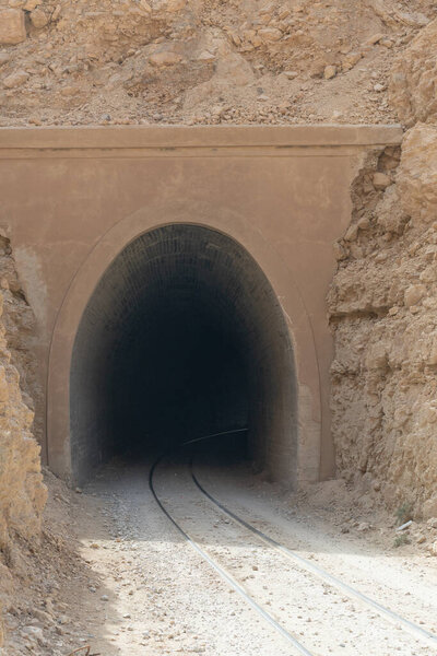 Some views of Selja tunnel in Sejla Gorges -western Tunisia -Gafsa governorate - Tunisia