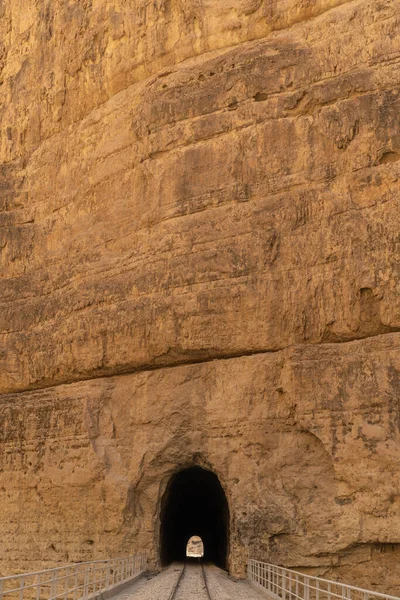 Einige Ansichten Des Selja Tunnels Den Sejla Schluchten Westtunesien Gafsa — Stockfoto