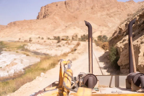 Sejla Boğazı 'ndaki Selja treninin bazı manzaraları - Batı Tunus - Gafsa Valiliği - Tunus