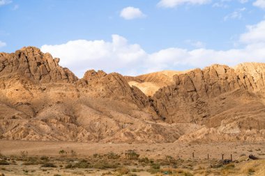 Sejla Vadisi 'ne yakın bazı dağ manzaraları - Batı Tunus - Gafsa Valiliği - Tunus