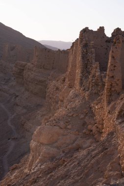 Sejla Vadisi 'ne yakın bazı dağ manzaraları - Batı Tunus - Gafsa Valiliği - Tunus