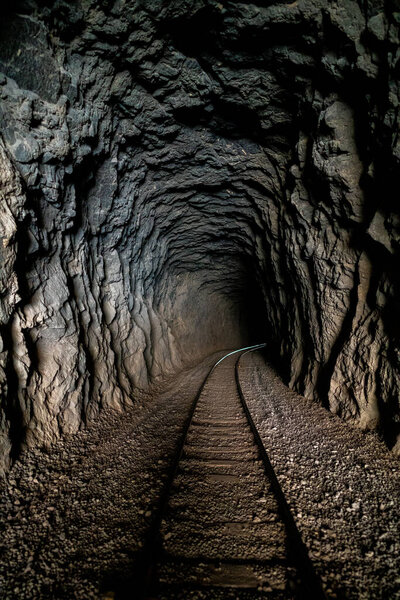 Some views of Selja tunnel in Sejla Gorges -western Tunisia -Gafsa governorate - Tunisia
