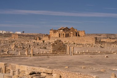 Eski Sufetula kasabasının kalıntıları, modern Sbeitla, Tunus
