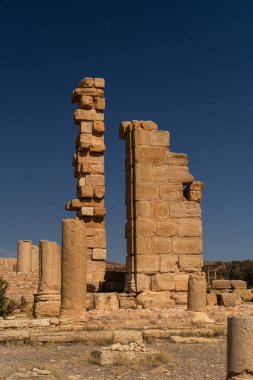 Eski Sufetula kasabasının kalıntıları, modern Sbeitla, Tunus